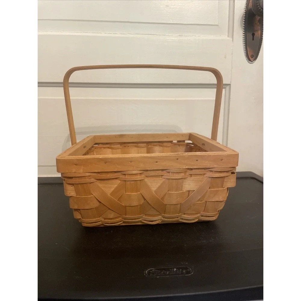 Woven Maple Wood Basket 10